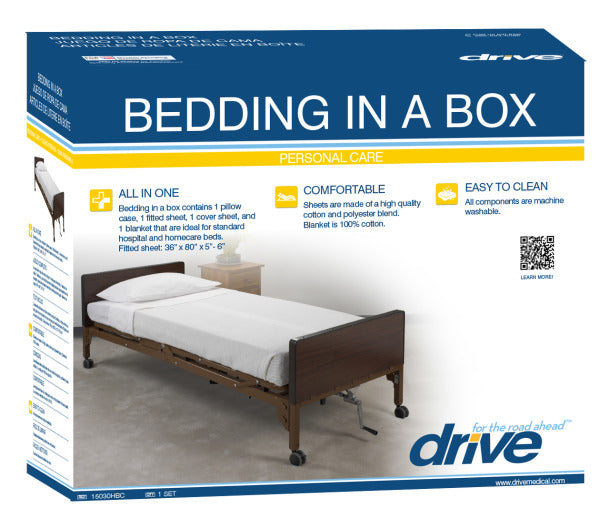 Drive Full-Electric Hospital Bed package with Mattress and Half side Rails_gallery_23