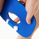 Knee Support Brace With Open Patella Pad Support For Protection Against Tissue Adjustable Knee Support For Running & Sports - Blue_gallery_14