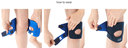 Knee Support Brace With Side Strap and Open Patella Pad For Knee Instability Running, Sports, Workout - Knee Wraps & Straps Compression To Support Knee Pain & Prevent Injury (Small/ Medium/ Large/ Extra Large)_gallery_16