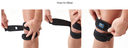 Knee Support Brace With Straps For Running & Sports Double Open Patella Support Pad For Weak Muscles - Black_gallery_15