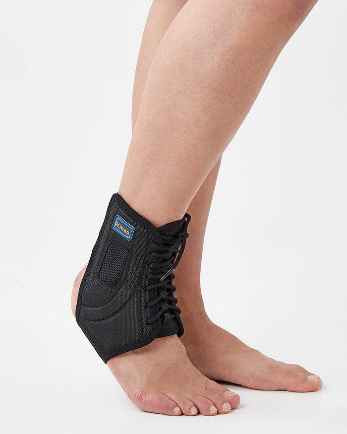 Laced Ankle Brace Stabilizer For Sprained Ankle & Soft Tissues Recovery Adjustable Ankle Brace Stabilizer For Men & Women_gallery_11