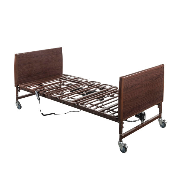 Lightweight Bariatric Homecare Bed 42"W - 15300LW (Full set includes, Frame, Bariatric Mattress and half side rails)_gallery_11