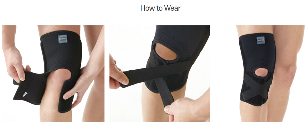 Medical Knee Brace Support With Cross Strap For Sports & Injury Support Adjustable Compression Support With Bi-directional Strap For Soft Tissue Protection - Black_gallery_15