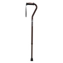 Adjustable Offset Handle Cane with Reflective Strap (Cocoa)_image_11
