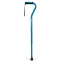 Adjustable Offset Handle Cane with Reflective Strap (Aquamarine)_image_11