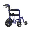 Medline Basic Aluminum Transport Chair with Permanent Full-Length Arms, Swing-Away Footrests and 12" Wheels_gallery_13