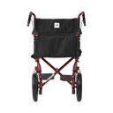 Medline Basic Aluminum Transport Chair with Permanent Full-Length Arms, Swing-Away Footrests and 12" Wheels_gallery_14