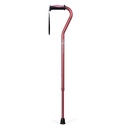 Adjustable Offset Handle Cane with Reflective Strap (Rose)_image_11