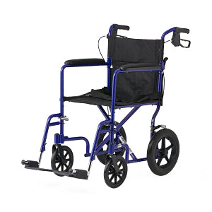 Medline Basic Aluminum Transport Chair with Permanent Full-Length Arms, Swing-Away Footrests and 12" Wheels_gallery_22