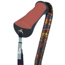 Adjustable Offset Handle Cane with Reflective Strap (Paisley)_image_12
