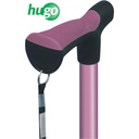 Adjustable Derby Handle Cane with Reflective Strap (Rose)_image_11