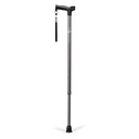 Adjustable Derby Handle Cane with Reflective Strap (Smoke)_image_11