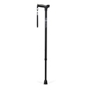 Adjustable Derby Handle Cane with Reflective Strap (Ebony)_image_11