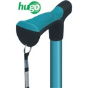 Adjustable Derby Handle Cane with Reflective Strap (Aquamarine)_image_12