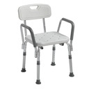 Shower Chair with Back and Removable Padded Arms_gallery_11