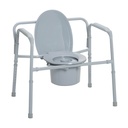 Heavy Duty Bariatric Folding Bedside Commode Seat_image_12
