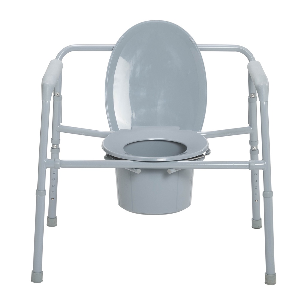 Heavy Duty Bariatric Folding Bedside Commode Seat_image_13