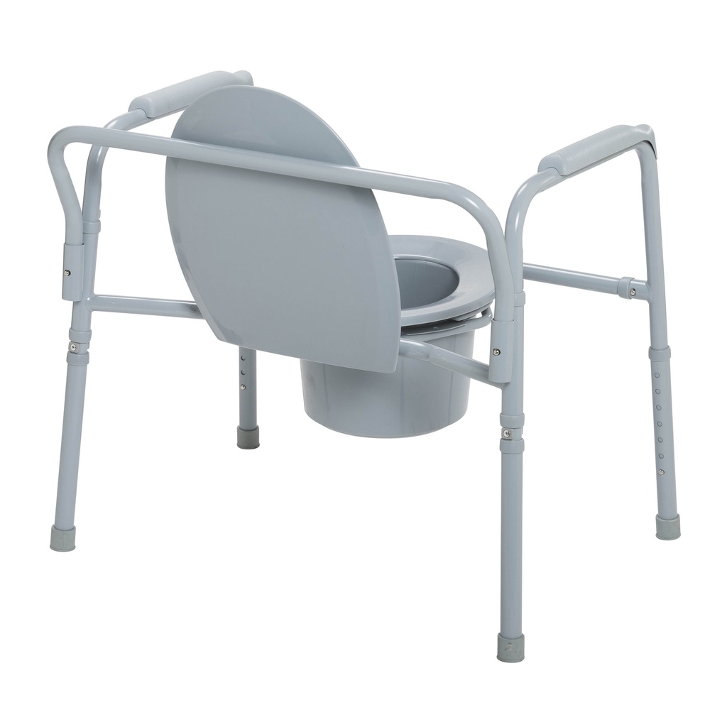 Heavy Duty Bariatric Folding Bedside Commode Seat_image_14