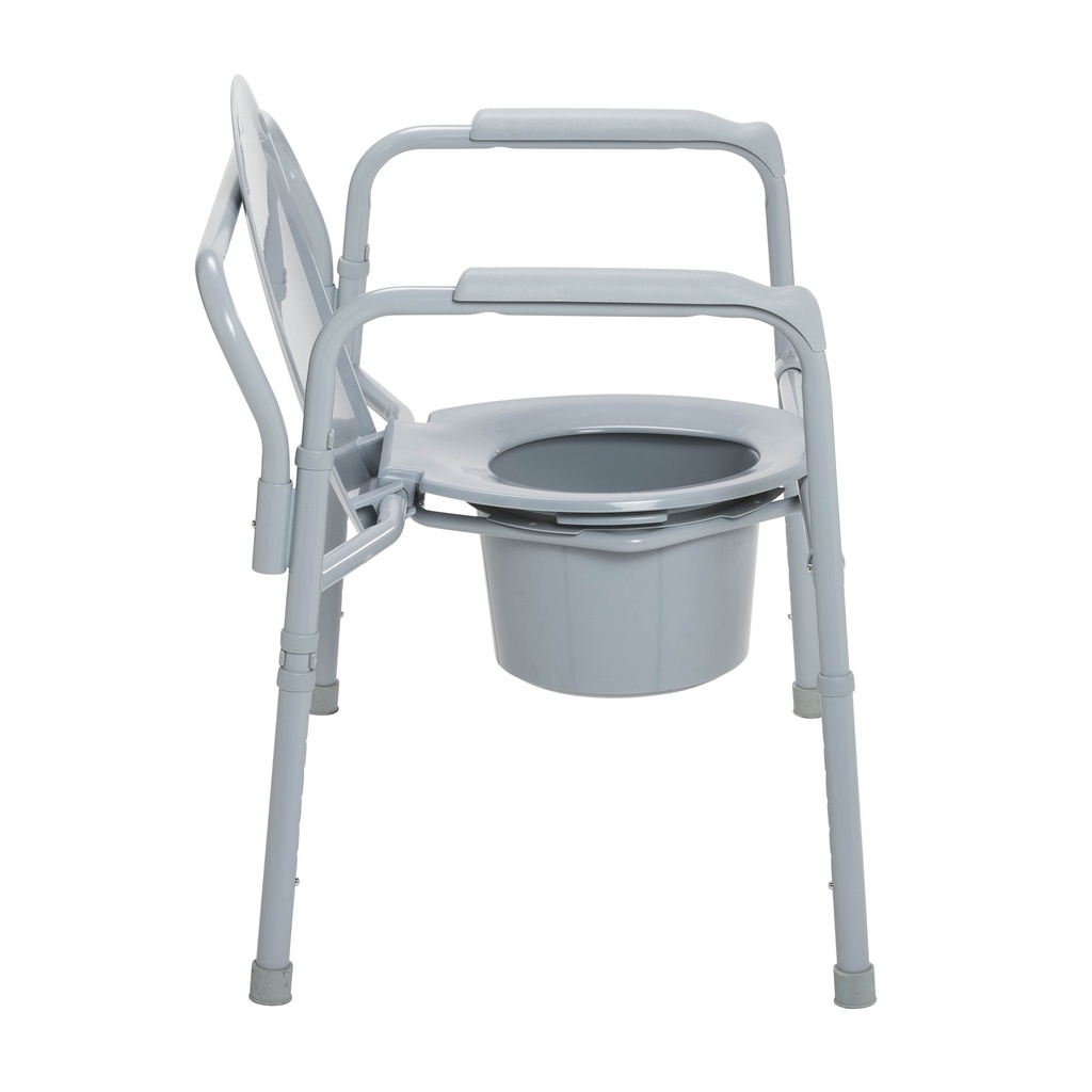 Heavy Duty Bariatric Folding Bedside Commode Seat_image_15
