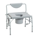 Bariatric Drop Arm Bedside Commode Chair_image_12