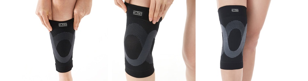 Triplicated Lining Compression Knee Sleeve Brace For Running, Injury Recovery, and Joint Pain Relief - Breathable Knee Support Bandage (Small/ Medium/ Large) - Black_gallery_15