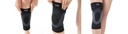 Triplicated Lining Compression Knee Sleeve Brace For Running, Injury Recovery, and Joint Pain Relief - Breathable Knee Support Bandage (Small/ Medium/ Large) - Black_gallery_15