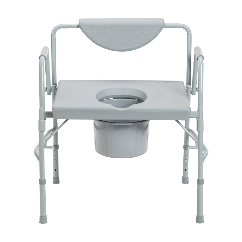 Bariatric Drop Arm Bedside Commode Chair_image_13