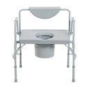 Bariatric Drop Arm Bedside Commode Chair_image_13