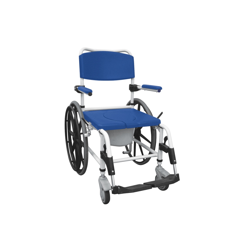 Aluminum Shower Commode Mobile Chair (Wheelchair)_image_11