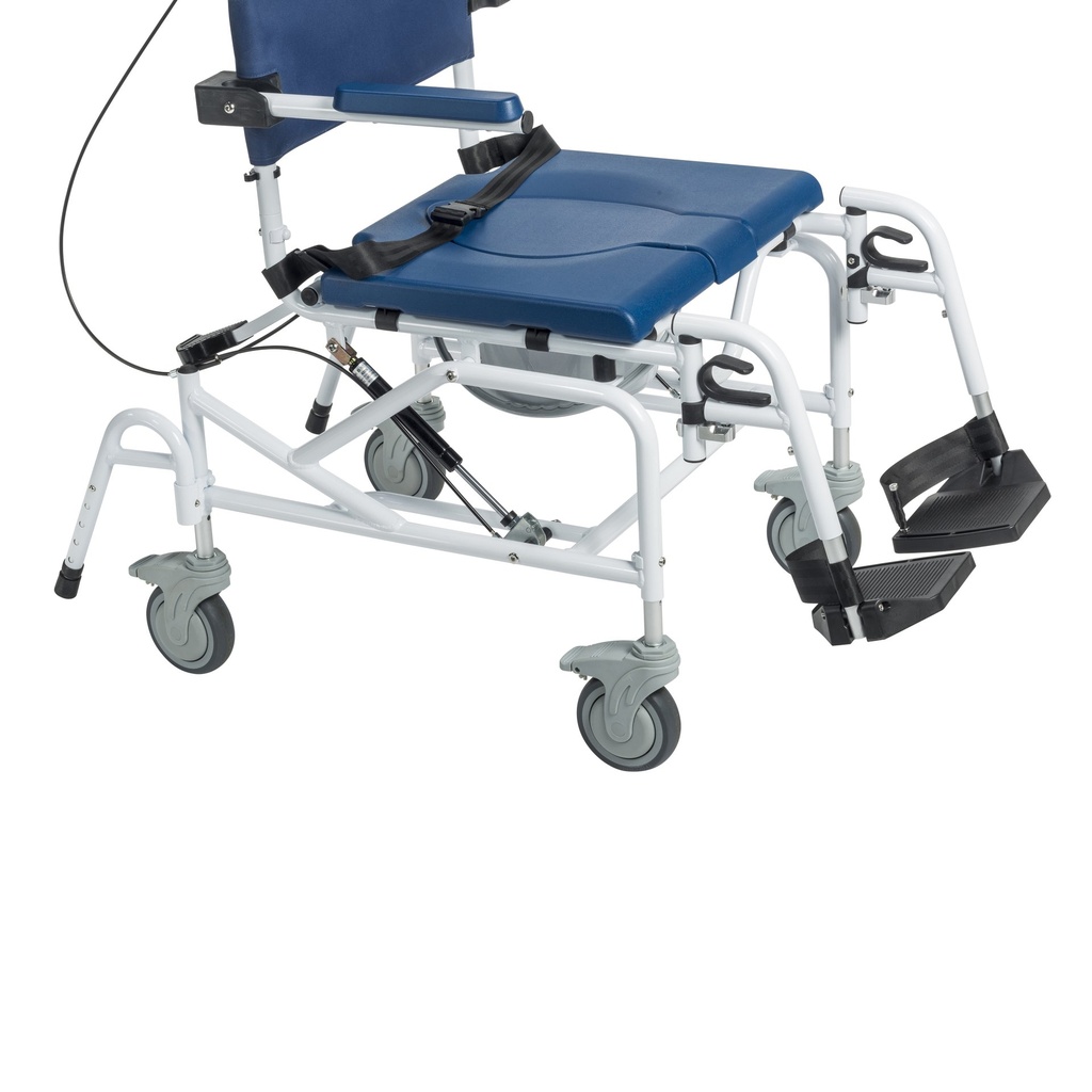Tilting Aluminum Rehab Shower Chair Commode_image_13
