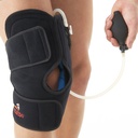 Knee Brace with Hot & Cold Compression Gel Pack For Injury & Pain Relief Adjustable Compression Knee Brace With Straps For Sports Injury - Black_gallery_18