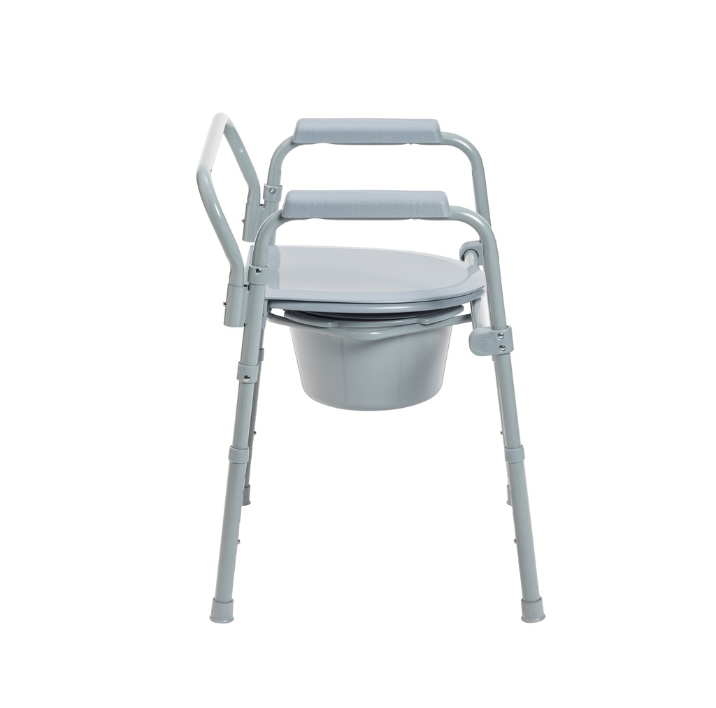 Steel Folding Deep Seat Bedside Commode_image_13