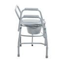 Steel Drop Arm Bedside Commode with Padded Arms_image_17