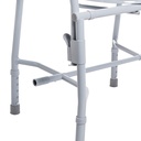 Steel Drop Arm Bedside Commode with Padded Arms_image_18