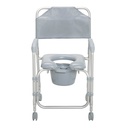 Lightweight Portable Shower Chair Commode with Casters_image_12