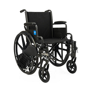 Medline 18" Manual Wheelchair with Elevated Leg Rest - K1186N22E_gallery_28