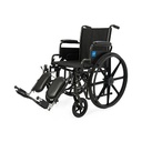 Medline 20" Manual Wheelchair with Elevated Leg rest - K1206N22E_gallery_24