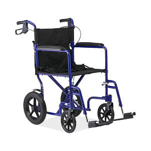 Medline Basic Aluminum Transport Chair with Permanent Full-Length Arms, Swing-Away Footrests and 12" Wheels_gallery_30