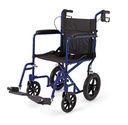 Medline Basic Aluminum Transport Chair with Permanent Full-Length Arms, Swing-Away Footrests and 12" Wheels_gallery_32