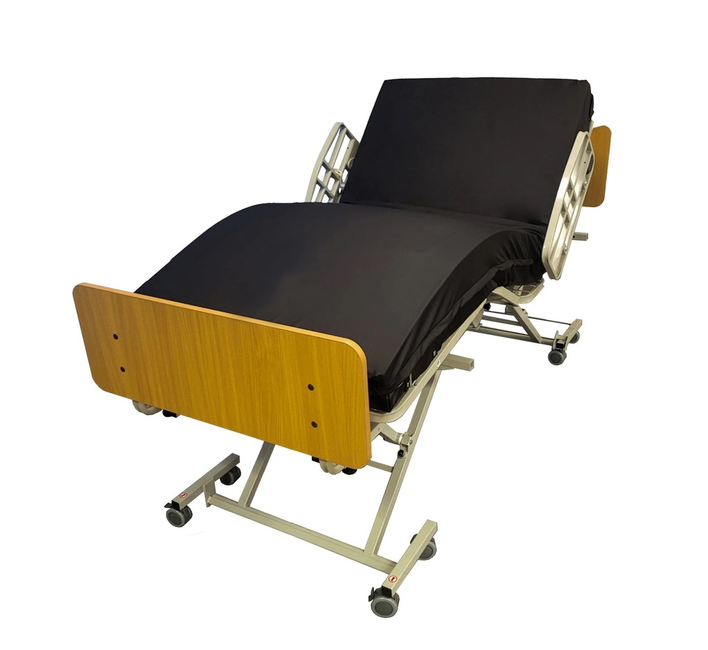 Permobile - TROST LITE HOSPITAL BED W/ HALF SIDE RAILS & WINE HEAD&FOOT BOARDS 36”_gallery_12
