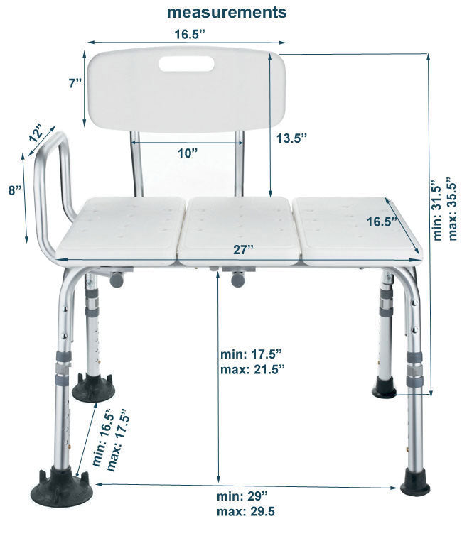 Transfer Bath Bench with Curtain Control: MHSBCS_gallery_17
