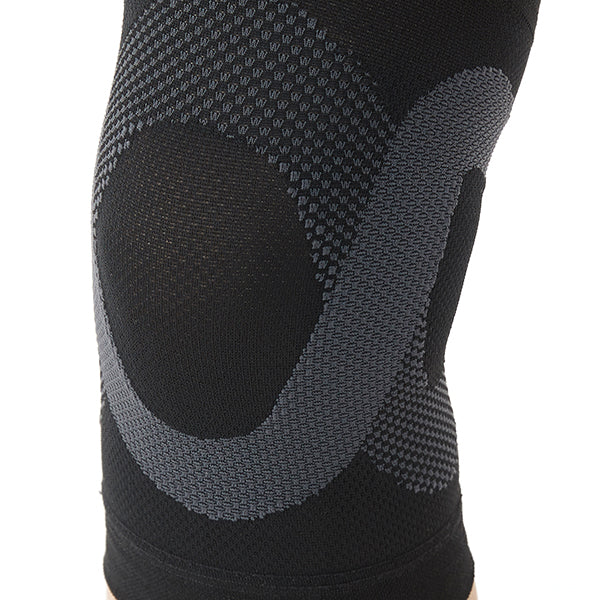 Triplicated Lining Compression Knee Sleeve Brace For Running, Injury Recovery, and Joint Pain Relief - Breathable Knee Support Bandage (Small/ Medium/ Large) - Black_gallery_20