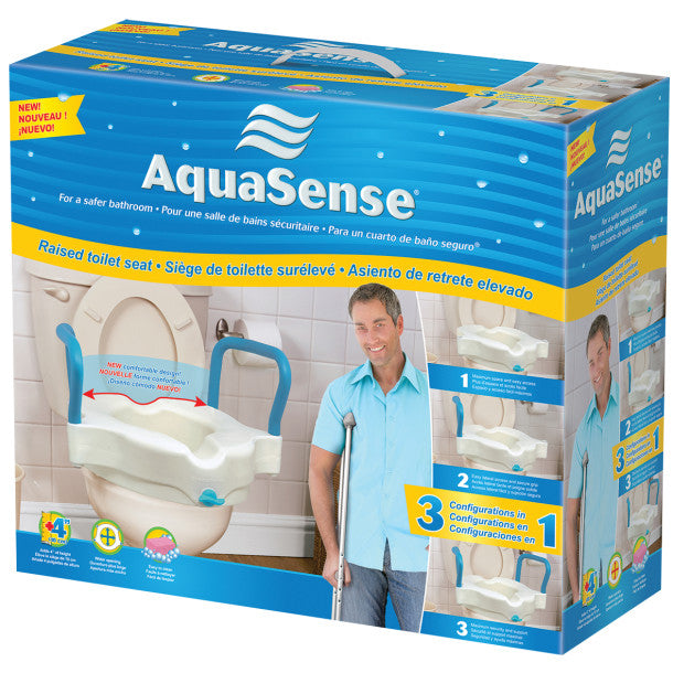 AquaSense 3-in-1 Raised Toilet Seat 2"_gallery_28