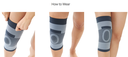 Dr. Med Gradual Compression Knee Sleeve | Knee Support for Joint Pain, Mild Sprain, Strain, Weak Muscles, Slight injuries, Traumas, contusions & Proprioception of the Knee_gallery_27