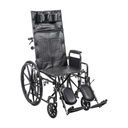 Drive Medical Silver Sport Recliner wheelchair with Vinyl Upholstery_gallery_30
