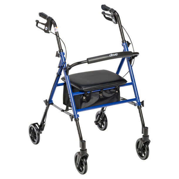 Drivemedical Adjustable Height Rollator, 6" Casters_gallery_13