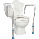 Drivemedical AquaSense Adjustable Toilet Safety Rails, to Floor_gallery_13