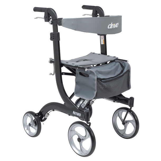 Drivemedical Nitro Aluminum Rollator, Tall Height, 10" Casters_gallery_15