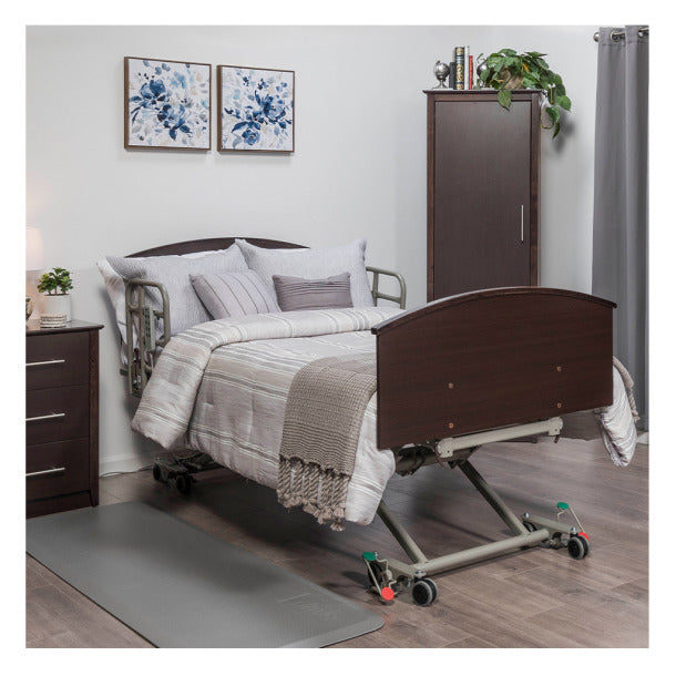 Drivemedical Prime Care Bed Model P703 (Complete Set with foam mattress and Deluxe rotating half side rails)_gallery_21