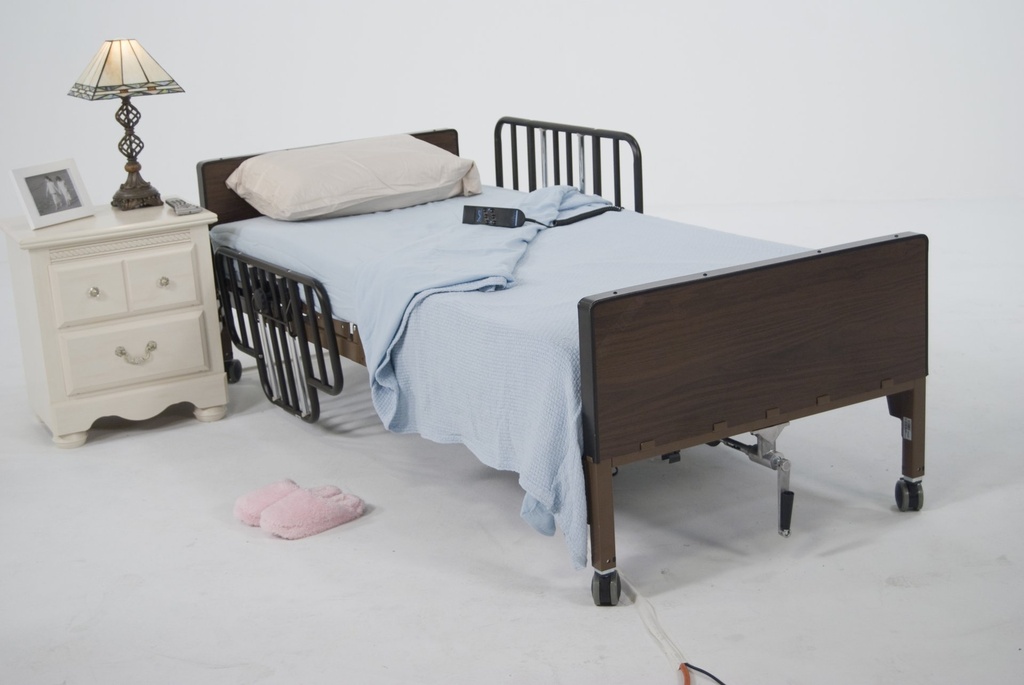 Delta Ultra Light Full Electric Bed (Half Rails and No Mattress)_image_16